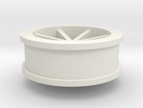 wheel 1 (dnano size) in White Natural Versatile Plastic