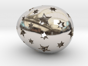 Mosaic Egg #13 in Platinum