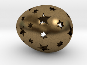 Mosaic Egg #13 in Natural Bronze