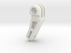 GoPro 25 Degree Angle Mount in White Natural Versatile Plastic