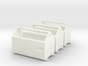 N logging - Storage Sheds in White Processed Versatile Plastic