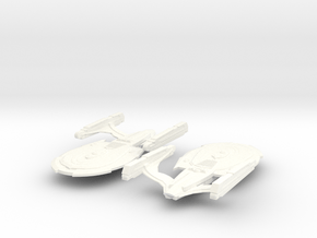 USS Oakes in White Processed Versatile Plastic