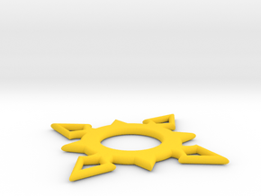 Solhanna Pendant in Yellow Processed Versatile Plastic