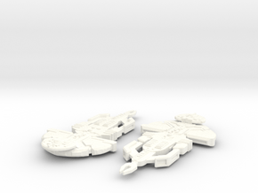 Corrak Class Cardassian in White Processed Versatile Plastic