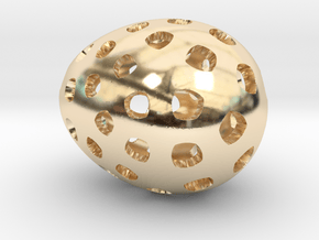 Mosaic Egg #4 in 14K Yellow Gold