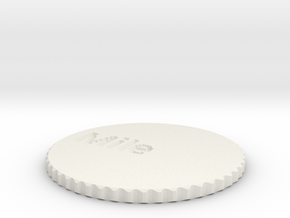 by kelecrea, engraved: Mile in White Natural Versatile Plastic