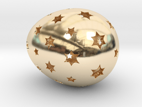 Mosaic Egg #14 in 14K Yellow Gold