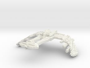  Kahless Class Battleship in White Natural Versatile Plastic