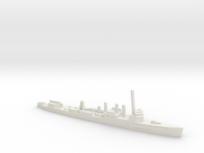 HMS Campbeltown 1:1800 in White Natural Versatile Plastic