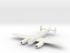 1/200 Arado Ar 240 in White Natural Versatile Plastic
