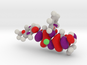 Mauveine LUMO molecular orbital in Full Color Sandstone