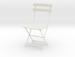 Bryant Park Bistro Chair 3.7" tall in White Natural Versatile Plastic