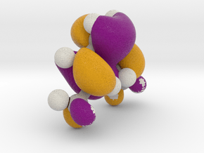 Dimethyl hexatriene,  Highest energy occupied pi-M in Full Color Sandstone