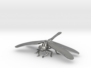 Dragonfly in Natural Silver