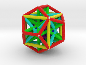 MorphoHedron10 in Full Color Sandstone