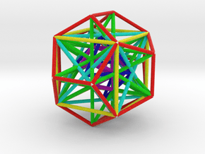 MorphoHedron9 in Full Color Sandstone