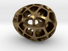 Mosaic Egg #5 in Natural Bronze