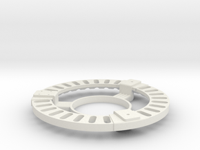 Vent Ring Assembly in White Natural Versatile Plastic