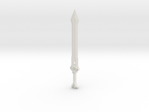 Thorin's Dwarf Sword in White Natural Versatile Plastic
