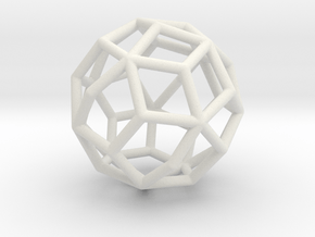 MaxiMin 37 Vertices (5cm) in White Natural Versatile Plastic