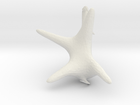 Giraffe in White Natural Versatile Plastic