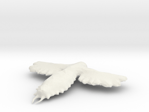 the MothMan in White Natural Versatile Plastic