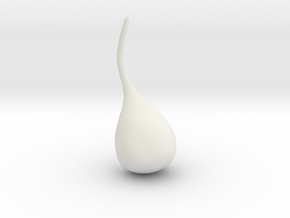 Trichomonas Vaginalis Version 2 in White Natural Versatile Plastic