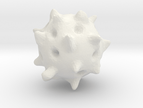 ball in White Natural Versatile Plastic