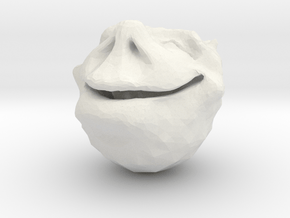 smile from Deszk in White Natural Versatile Plastic