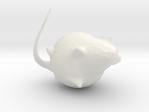 mouse in White Natural Versatile Plastic