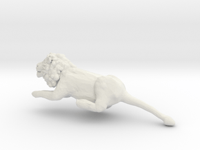 Leo the Lion in White Natural Versatile Plastic