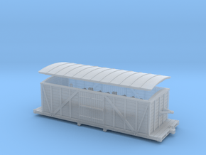 R33 N scale St. Petersburg Moscow boxcar 1847 in Tan Fine Detail Plastic
