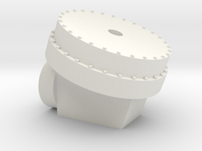 Mars Rover Wheel Adapter in White Natural Versatile Plastic