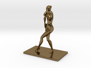 Coco Rocha Pose 46 in Polished Bronze
