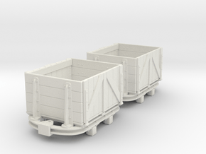 On16.5 Skip with wood dropside body  in White Natural Versatile Plastic