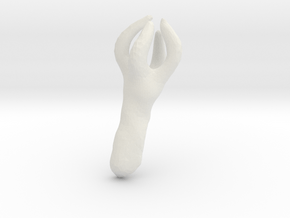 Alian Arm in White Natural Versatile Plastic