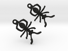 Amazing Ant Pendants (set) in Black Natural Versatile Plastic