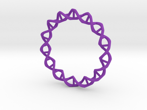 DNA in Purple Processed Versatile Plastic