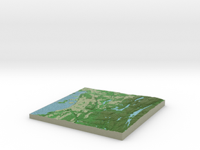 Terrafab generated model Fri Sep 27 2013 11:20:15  in Full Color Sandstone