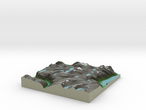 Terrafab generated model Fri Sep 27 2013 11:16:21  in Full Color Sandstone