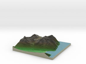 Terrafab generated model Fri Sep 27 2013 13:00:18  in Full Color Sandstone