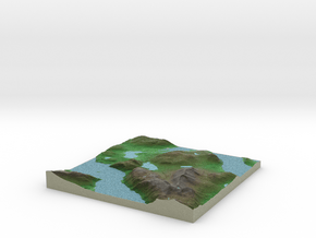 Terrafab generated model Fri Sep 27 2013 13:14:48  in Full Color Sandstone