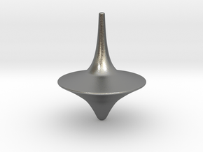 Spinning Top From Inception in Natural Silver