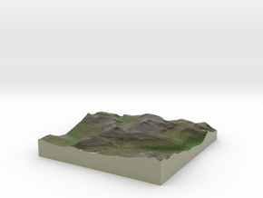 Terrafab generated model Fri Sep 27 2013 11:28:01  in Full Color Sandstone