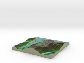 Terrafab generated model Fri Sep 27 2013 15:12:20  in Full Color Sandstone