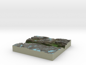 Terrafab generated model Fri Sep 27 2013 14:51:00  in Full Color Sandstone