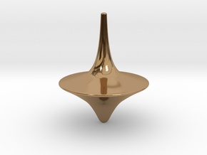 Spinning Top From Inception in Polished Brass
