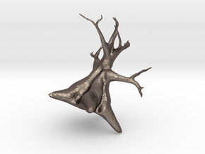 Tree in Polished Bronzed Silver Steel