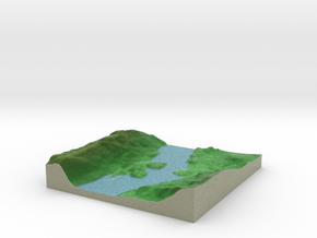Terrafab generated model Fri Sep 27 2013 17:36:40  in Full Color Sandstone
