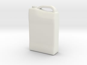 1/10 Scale Antifreeze Container in White Natural Versatile Plastic